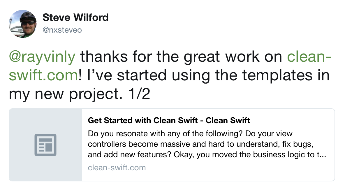 Get Started With Clean Swift Clean Swift